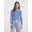 Pccrista ls o-neck knit noos bc Princess blue