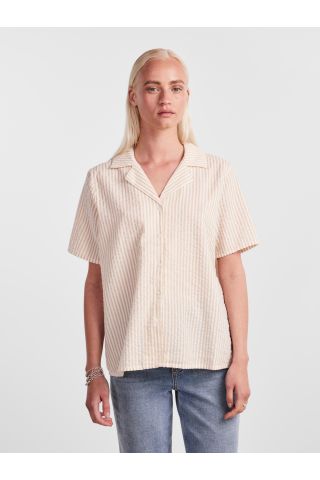 Pcmulle s/s shirt