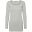 Vmmaxi my ls soft long u-neck ga noos Light grey melange