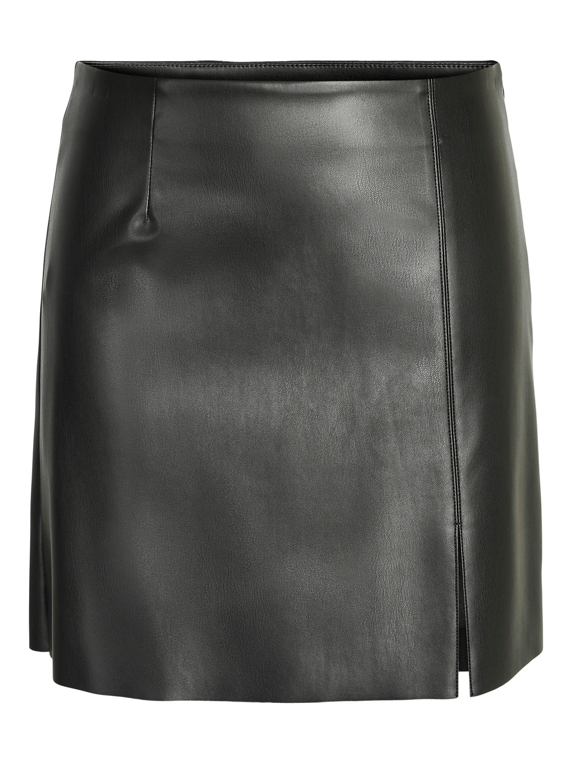 Nmclara penny pu hw slit skirt noos Black