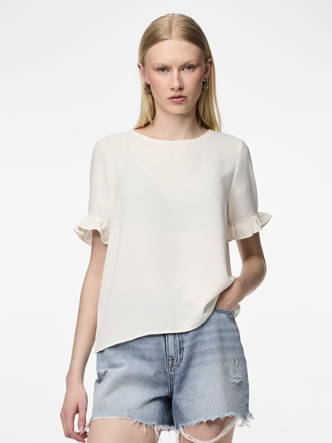 Pcarianna ss o-neck top Cloud danser