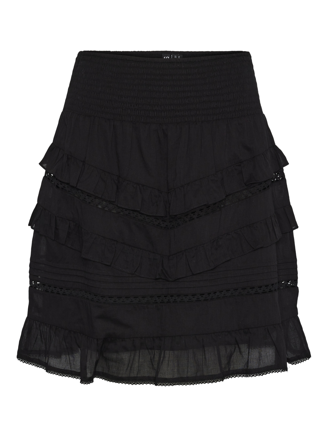 Pcmakenna mw mini skirt d2d Black