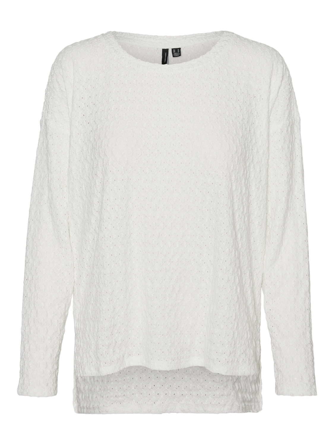 Vmella ls o-neck top jrs Snehvid