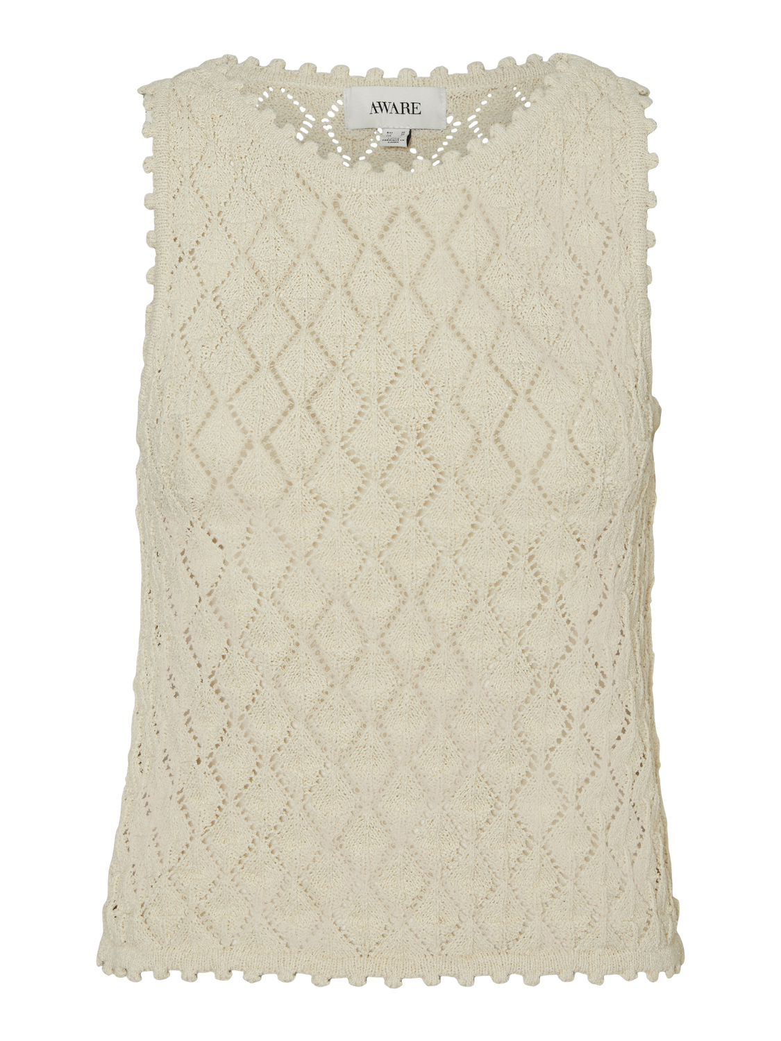 Vmevelyn christa sl crochet top vma Birch