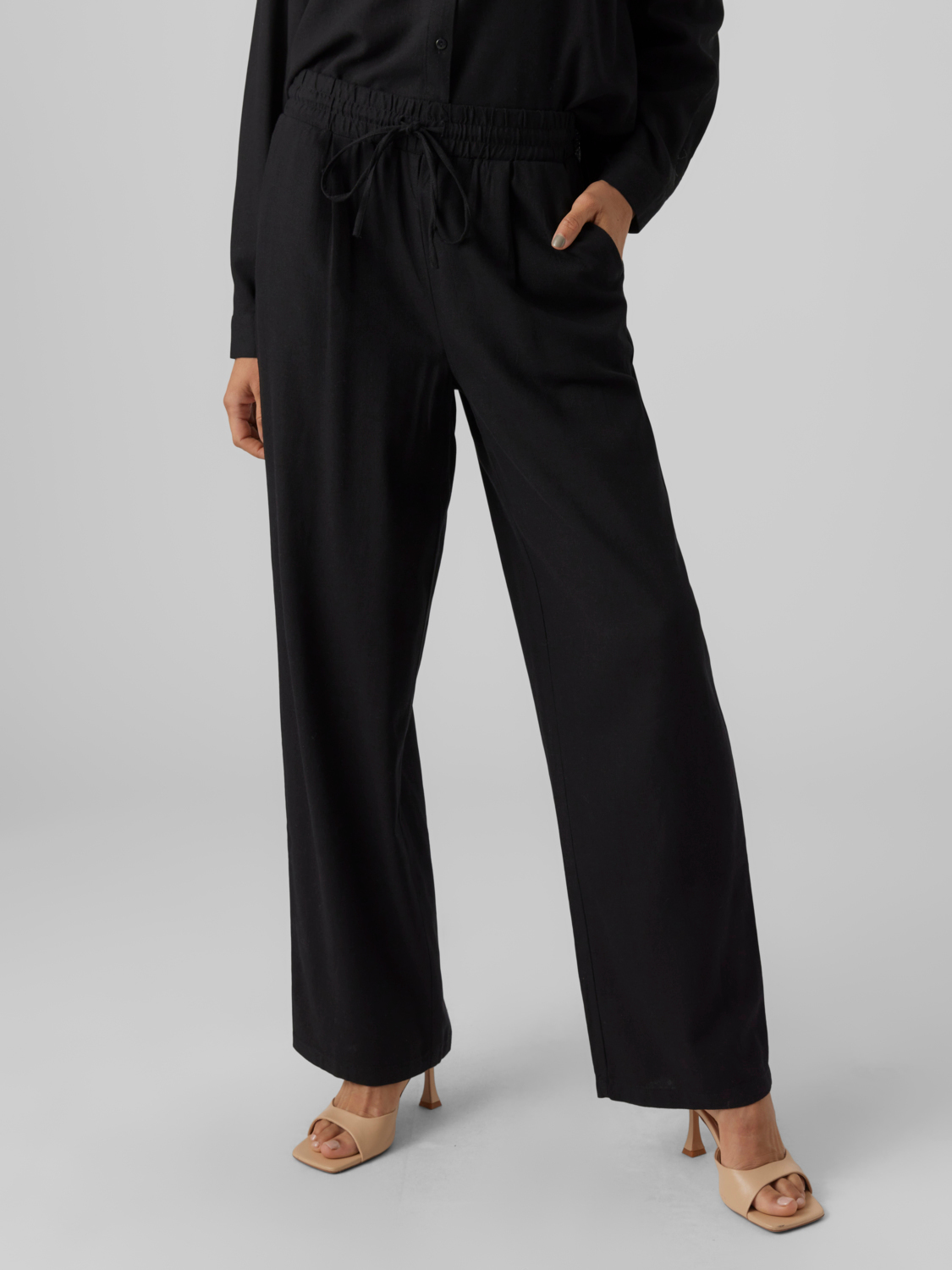 Vmjesmilo wide pants ga noos Black