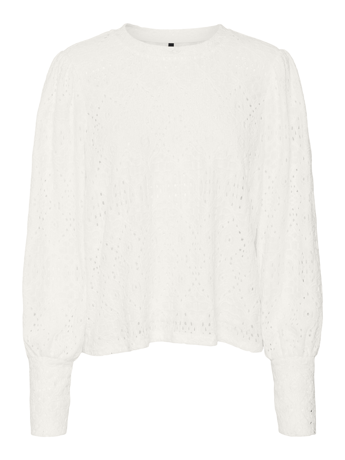 Vmolina lace ls top jrs Snow white