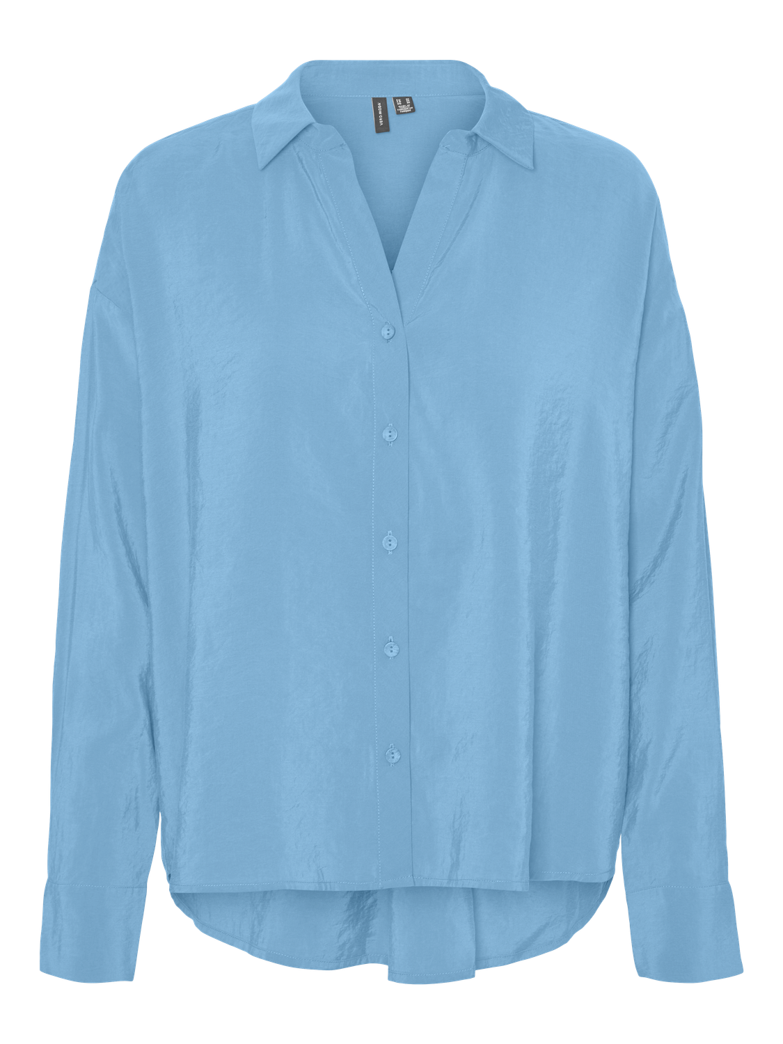 Vmqueeny ls oversize shirt wvn ga noos Bonnie blue