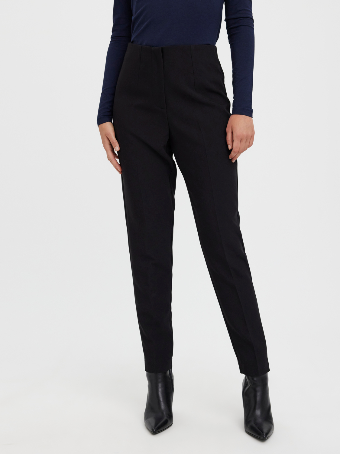 Vmsandy hr tapered pant noos Black