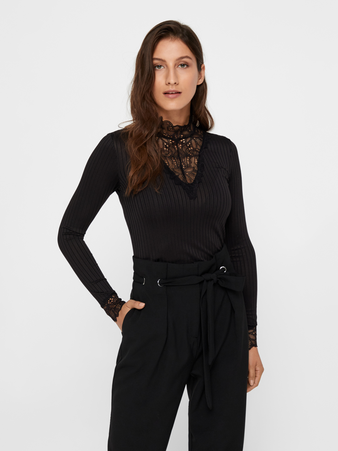 Yasblace highneck top noos Black