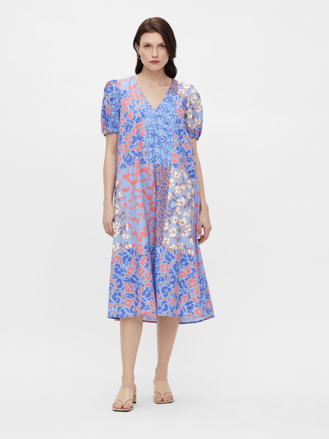 Yaspitcha 2/4 midi dress - ca Blue iris