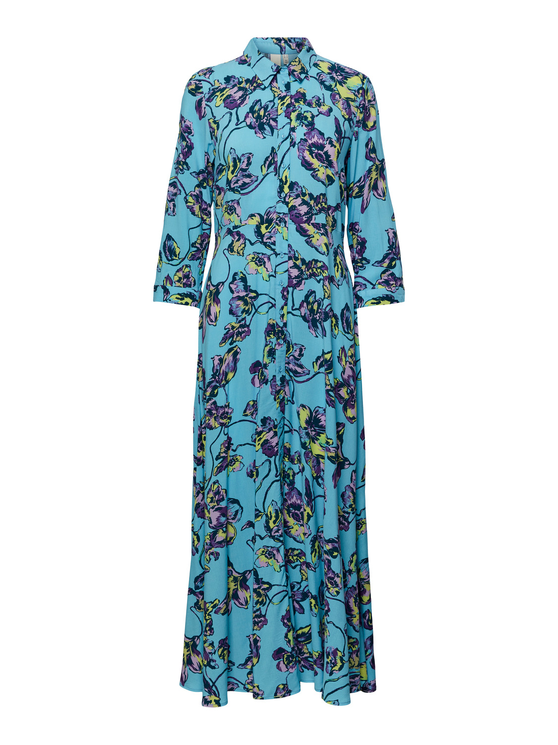 Yassavanna long shirt dress s. noos Blue topaz