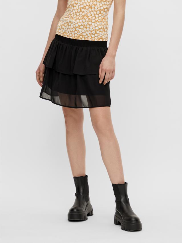 Pcleon skirt d2d bc Black