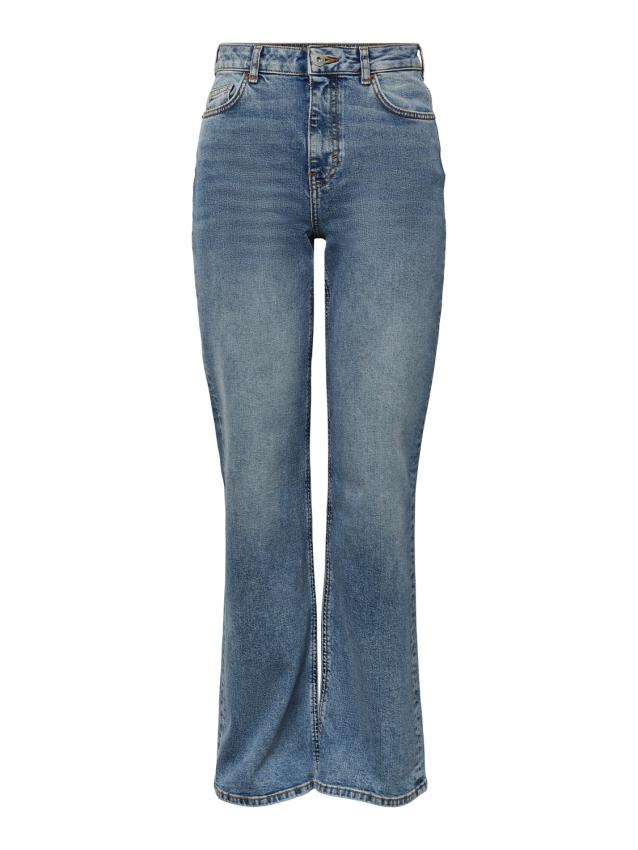 Pcholly hw wide jeans mb noos bc Medium blue denim