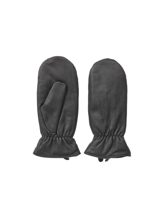 Pcnellie leather mittens noos Black