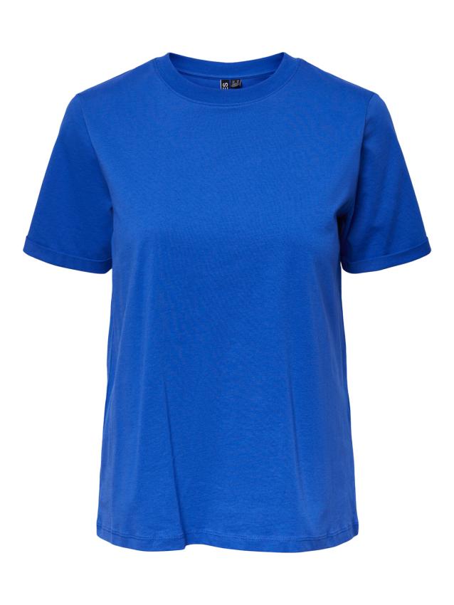 Pcria ss fold up solid tee noos bc Dazzling blue