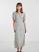 Pcline ss wrap midi dress kac pwp Colony blue