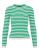 Pccrista ls o-neck knit noos bc Mint