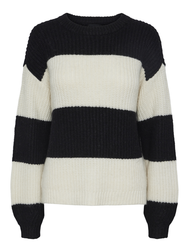 Pckatrina ls o-neck knit kac pwp Black