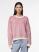 Pckarmen ls o-neck knit kac pwp Raspberry rose