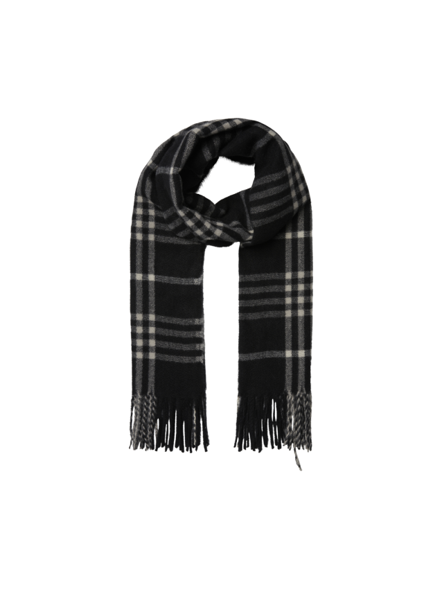 Pclesia new long scarf kac pwp Black