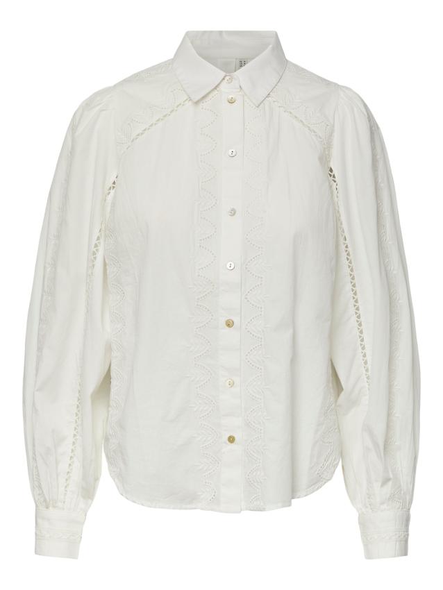 Yaskenora ls shirt s. noos Star white