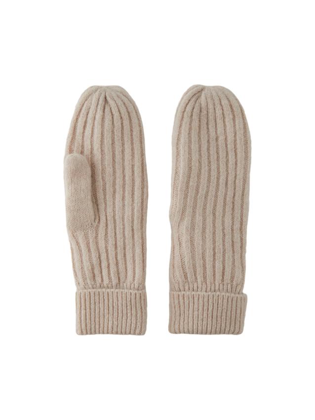 Pcjeslin wool mittens noos bc Whitecap gray