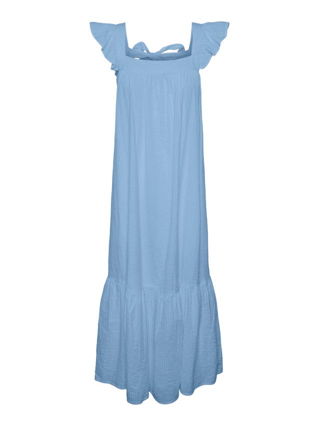 Pcjilly sl midi dress d2d Airy blue