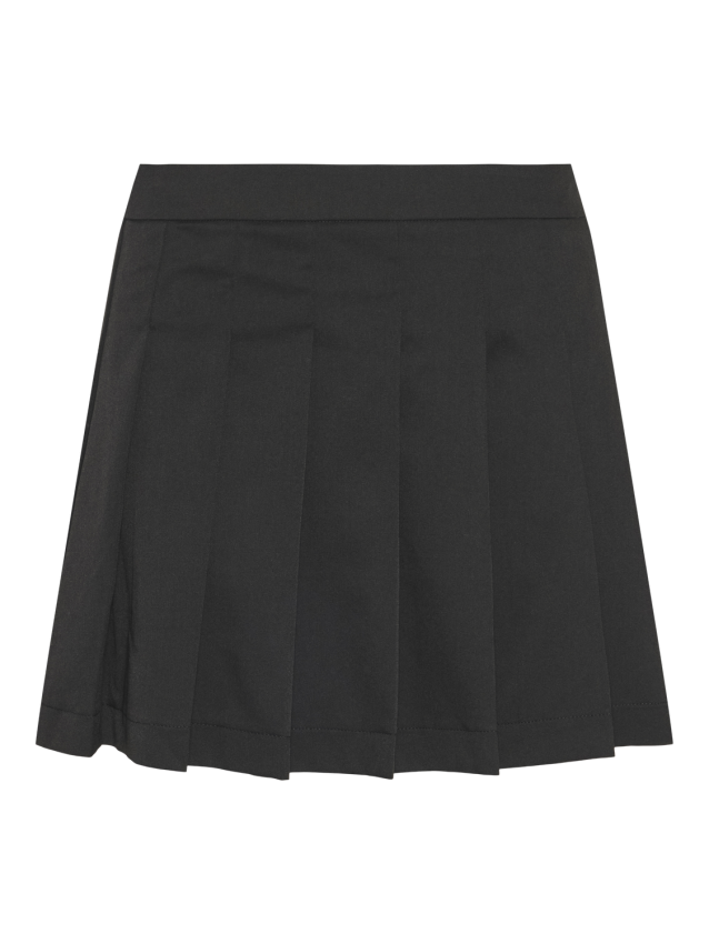 Pcgala mw mini plisse skirt d2d jit Black