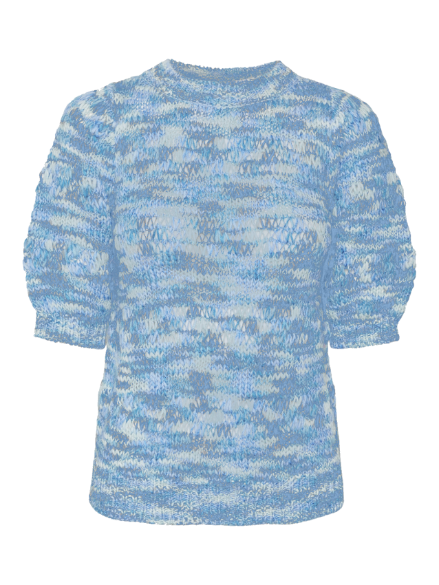 Vmmaddi 2/4 o-neck pullover boo Mazarine blue