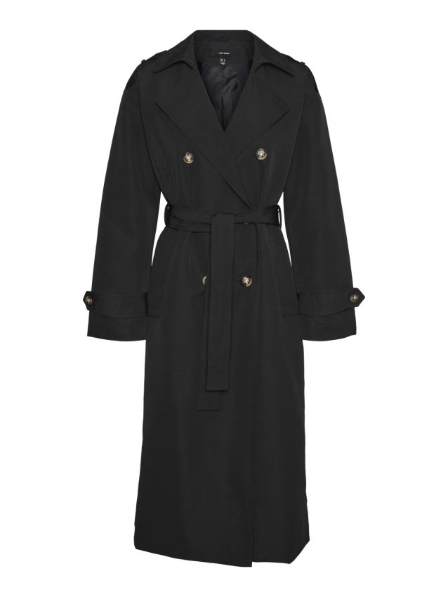 Vmchloe long trenchcoat ga noos Black