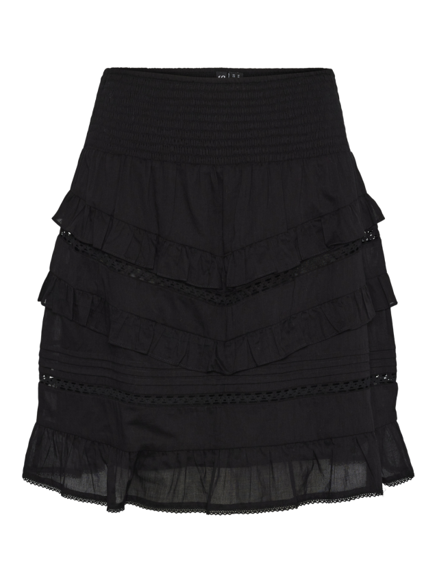 Pcmakenna mw mini skirt d2d Black