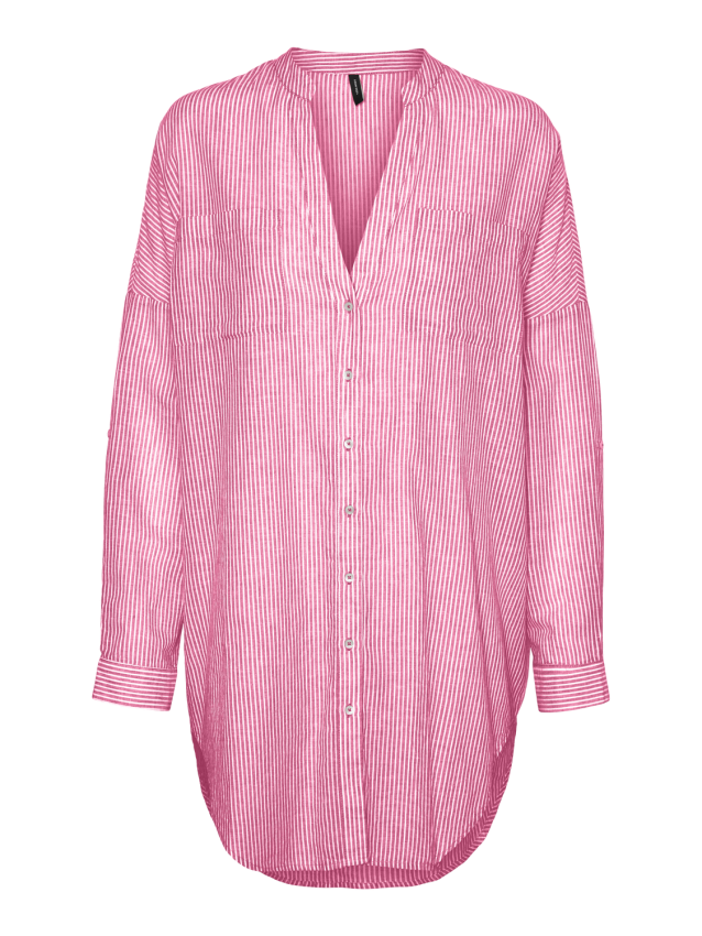 Vmisabell l/s fold up tunika wvn exp ga Pink cosmos